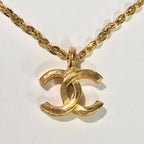 CHANEL シャネル ココマーク 376刻印 ヴィンテージ ネックレス アクセサリー ゴールドカラー ★美品★