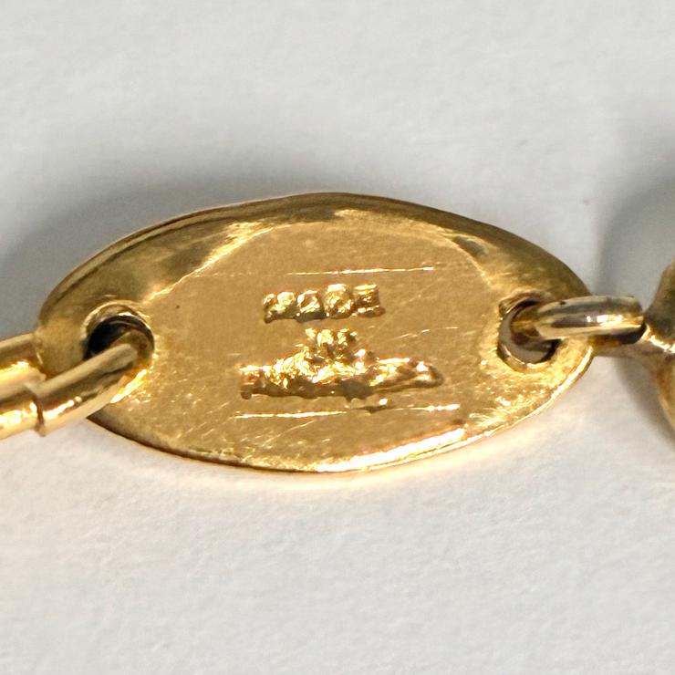 CHANEL シャネル ココマーク 376刻印 ヴィンテージ ネックレス アクセサリー ゴールドカラー ★美品★