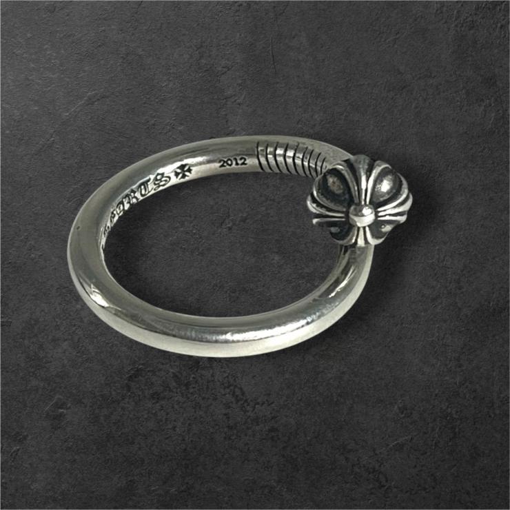 CHROME HEARTS クロムハーツ クロスボール ネイルリング 指輪 シルバー SV925 15号 ★人気高騰中★★保証書★