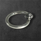 CHROME HEARTS クロムハーツ クロスボール ネイルリング 指輪 シルバー SV925 15号 ★人気高騰中★★保証書★