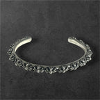 CHROME HEARTS クロムハーツ BANGLE CROSS クロスバンドバングル ブレスレット シルバー 925 ★保証書★★人気高騰中★