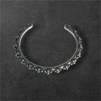 CHROME HEARTS クロムハーツ BANGLE CROSS クロスバンドバングル ブレスレット シルバー 925 ★保証書★★人気高騰中★