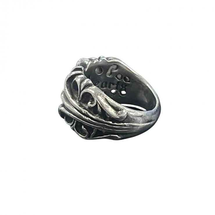 CHROME HEARTS クロムハーツ K&T KTリング 指輪 シルバー 16.5号 ★美品★