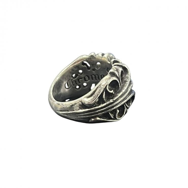 CHROME HEARTS クロムハーツ K&T KTリング 指輪 シルバー 16.5号 ★美品★