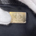 CHANEL シャネル 25 ミディアム キャビアスキン チェーンショルダー ハンド バッグ ブラック ゴールド金具 ランダムプレート ★希少★ ★美品★