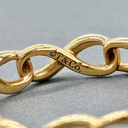Tiffany&Co. ティファニー インフィニティ リング 指輪 7.5号 AU750 K18 ゴールド アクセサリー ★良品★
