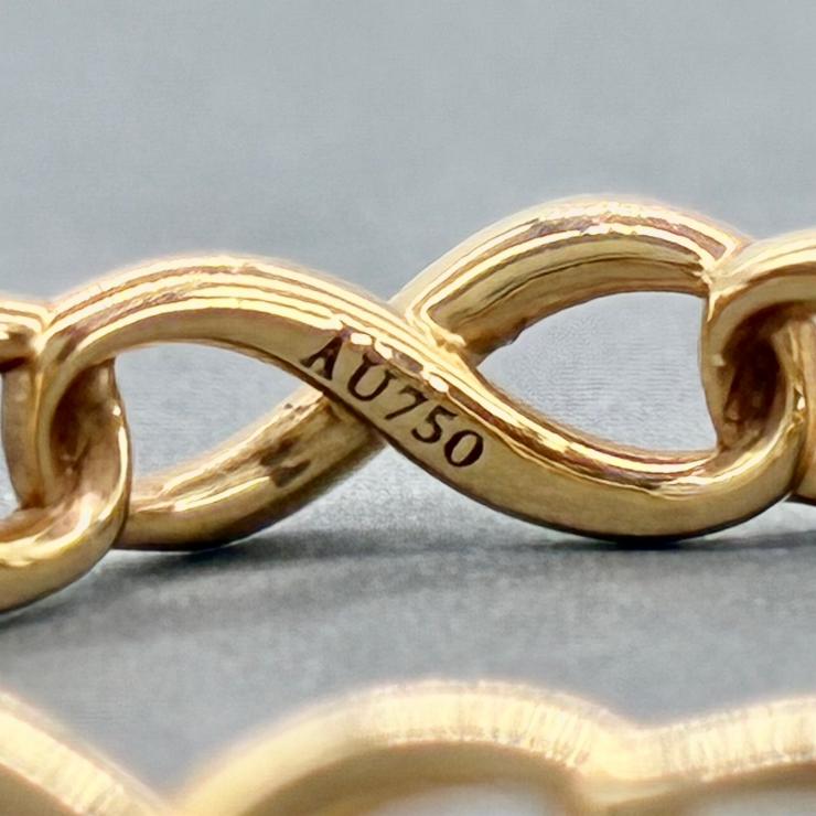 Tiffany&Co. ティファニー インフィニティ リング 指輪 7.5号 AU750 K18 ゴールド アクセサリー ★良品★