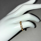 Tiffany&Co. ティファニー インフィニティ リング 指輪 7.5号 AU750 K18 ゴールド アクセサリー ★良品★