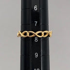 Tiffany&Co. ティファニー インフィニティ リング 指輪 7.5号 AU750 K18 ゴールド アクセサリー ★良品★