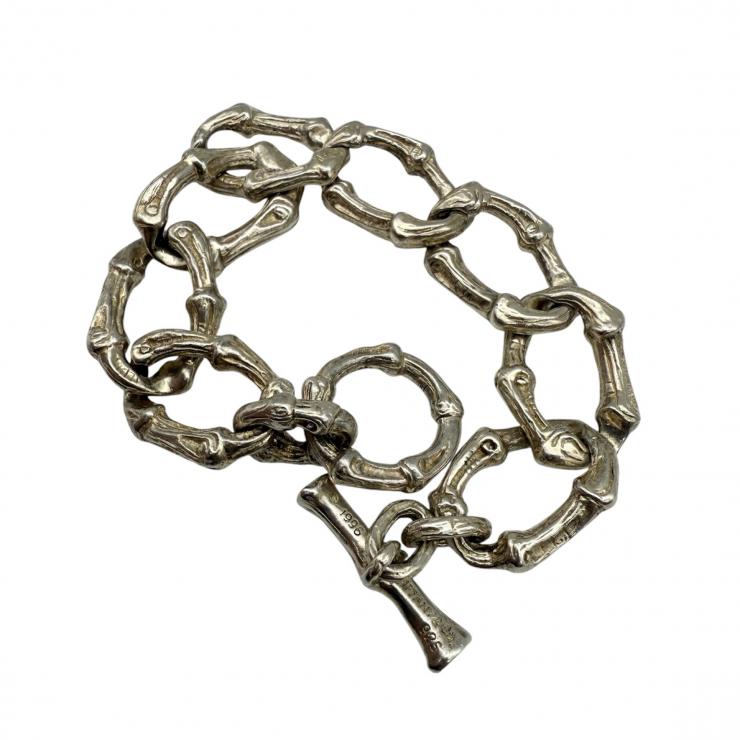 TIFFANY&Co. ティファニー バンブー トグルブレス ブレスレットSV925 シルバー 【中古】