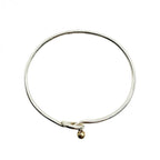 TIFFANY＆CO．ティファニー ラブノット ブレスレット バングル アクセサリー シルバー925 K18 イエローゴールド ★中古★
