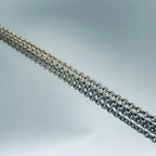TIFFANY＆CO．ティファニー スリードロップサークル チェーンネックレス SV925 シルバー 1837 ★中古品★
