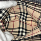 BURBERRY バーバリー レザー ショルダーバッグ ブラック ノバチェック ★箱・袋付★ ★美品★