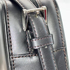 BURBERRY バーバリー レザー ショルダーバッグ ブラック ノバチェック ★箱・袋付★ ★美品★