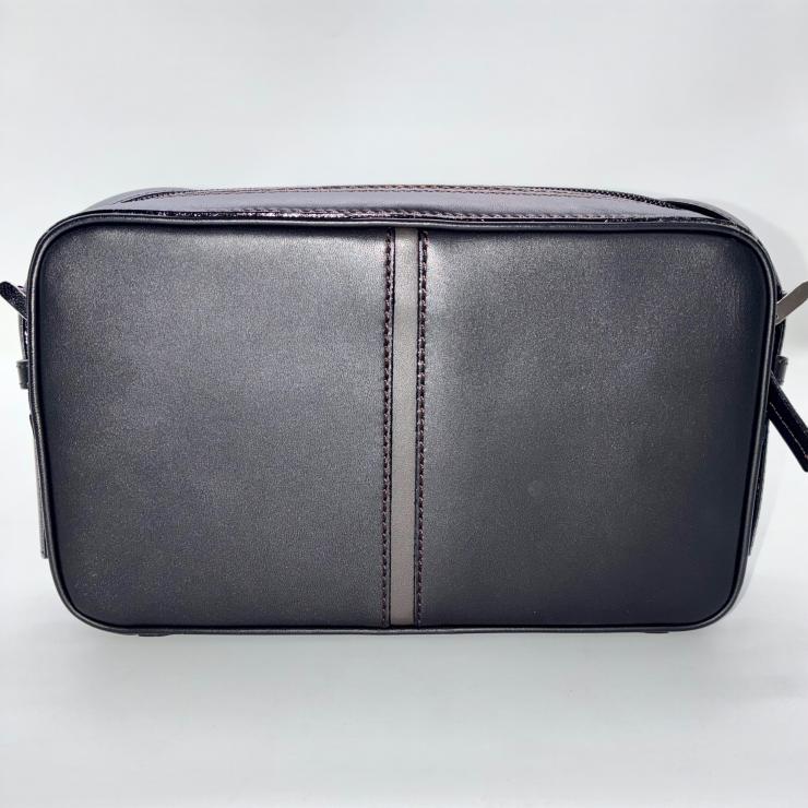 BURBERRY バーバリー レザー ショルダーバッグ ブラック ノバチェック ★箱・袋付★ ★美品★
