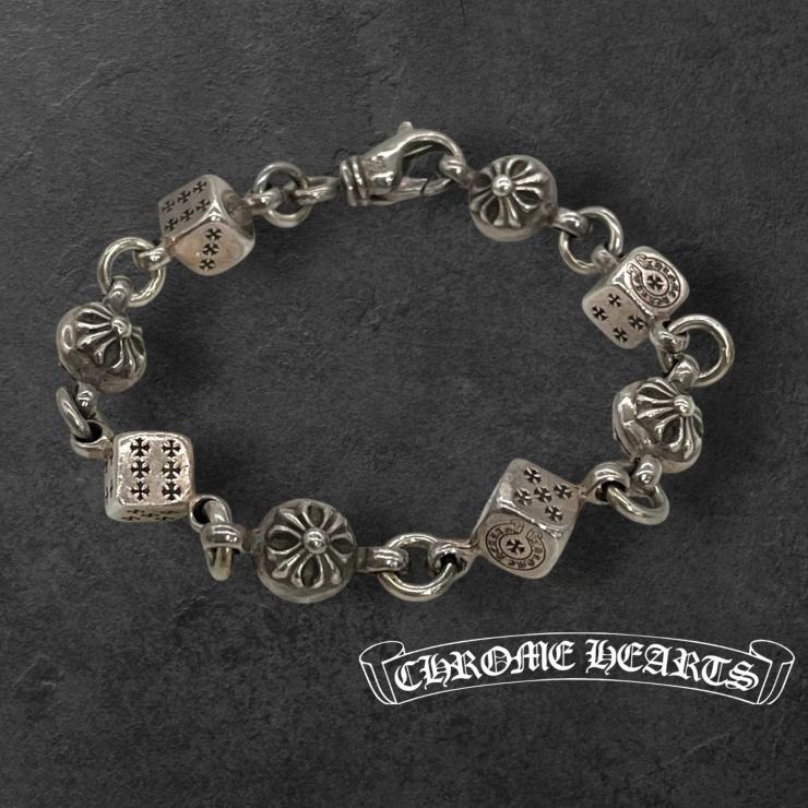 CHROME HEARTS クロムハーツ ダイス クロスボール ブレスレット