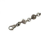 CHROME HEARTS クロムハーツ ダイス クロスボール ブレスレット アクセサリー 8リンク シルバ－ 925 ★美品★★ギャラ 袋★