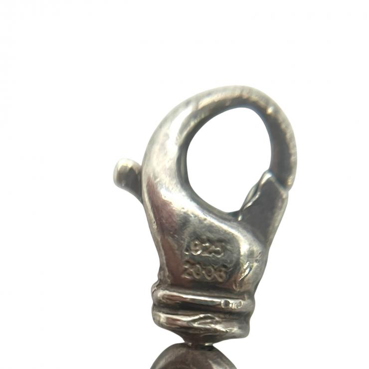 CHROME HEARTS クロムハーツ ダイス クロスボール ブレスレット アクセサリー 8リンク シルバ－ 925 ★美品★★ギャラ 袋★