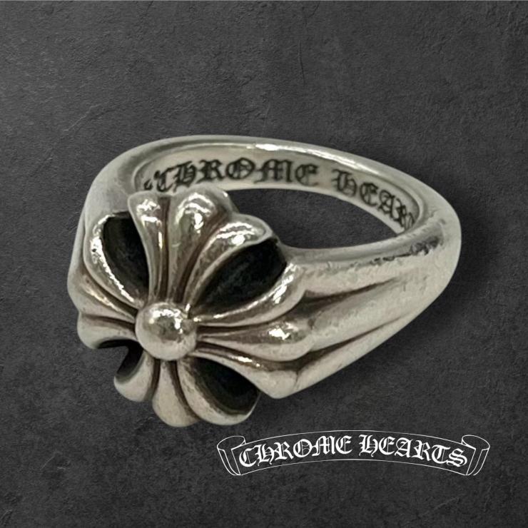Chrome Hearts クロムハーツ CUTOUT CH PLS SML スモールカットアウトプラス リング 指輪 アクセサリー ショルダー 925 9.5号 ★美品★★ギャラ★