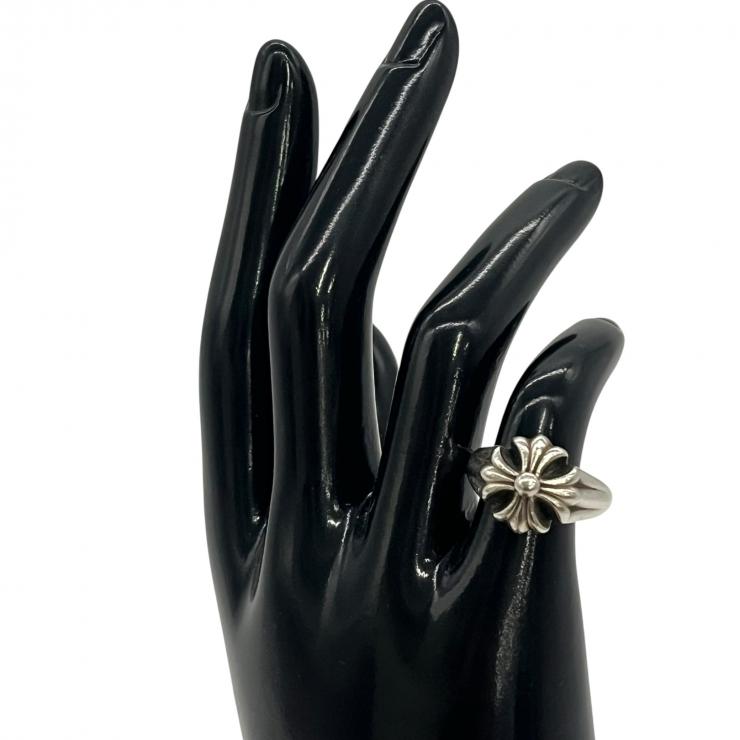 Chrome Hearts クロムハーツ CUTOUT CH PLS SML スモールカットアウトプラス リング 指輪 アクセサリー シルバー 925 9.5号 ★美品★★ギャラ★