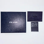 PRADA プラダ サフィアーノ レザー カードケース パスケース 2MC223 ブラック ★極美品★ ★ギャラ、箱付★
