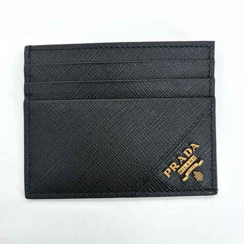 PRADA プラダ サフィアーノ レザー カードケース パスケース 2MC223 ブラック ★極美品★ ★ギャラ、箱付★
