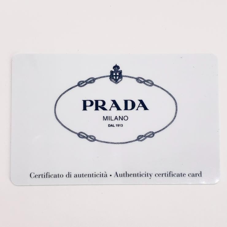 PRADA プラダ サフィアーノ レザー カードケース パスケース 2MC223 ブラック ★極美品★ ★ギャラ、箱付★