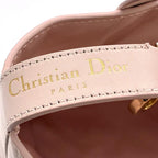 Christian Dior クリスチャン ディオール マクロカナージュ トゥジュール バーティカル レザー ハンドバッグ 2WAY ピンク ★ショルダー、箱、袋付★