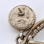 CHANEL シャネル ココマーク ラインストーン パール ピアス F20C 2020年製 ゴールド アクセサリー ★良品★