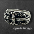 CHROME HEARTS クロムハーツ フローラルクロス リング アクセサリー 指輪 メンズ シルバー SV925 21号 ★人気高騰中★★証明書有★