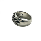 CHROME HEARTS クロムハーツ フローラルクロス リング アクセサリー 指輪 メンズ シルバー SV925 21号 ★人気高騰中★★証明書有★