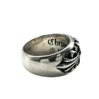 CHROME HEARTS クロムハーツ フローラルクロス リング アクセサリー 指輪 メンズ シルバー SV925 21号 ★人気高騰中★★証明書有★