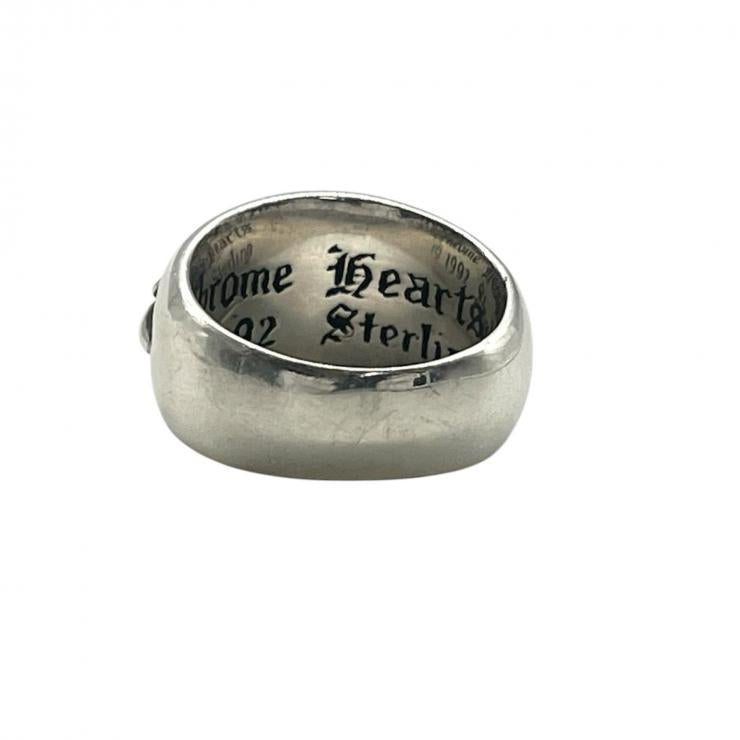CHROME HEARTS クロムハーツ フローラルクロス リング アクセサリー 指輪 メンズ シルバー SV925 21号 ★人気高騰中★★証明書有★