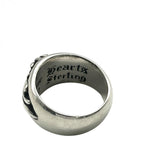 CHROME HEARTS クロムハーツ フローラルクロス リング アクセサリー 指輪 メンズ シルバー SV925 21号 ★人気高騰中★★証明書有★