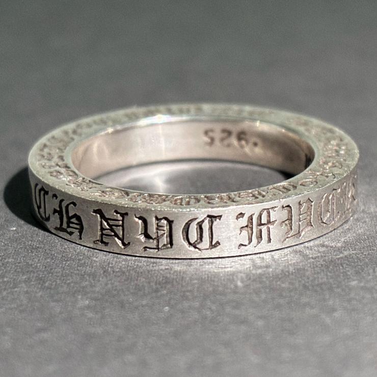CHROME HEARTS クロムハーツ スペーサーリング 3mm 9号 指輪 リング アクセサリー シルバー Silver 925 ★人気高騰中★