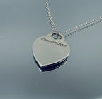 TIFFANY&Co. ティファニー ノーツ ハート ネックレスSV925 シルバー 巾着 ★人気デザイン★