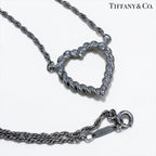 Tiffany&Co. ティファニー ツイスト ハート ネックレス アクセサリー シルバー SV925 ★美品★