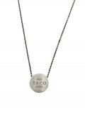 TIFFANY&Co. ティファニー コンケーブ ネックレスSV925 シルバー サークル ネックレス 【中古】