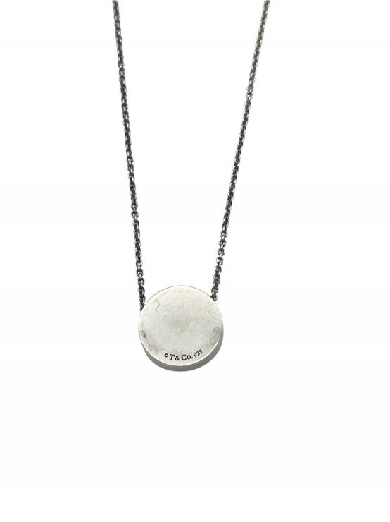 TIFFANY&Co. ティファニー コンケーブ ネックレスSV925 シルバー サークル ネックレス 【中古】