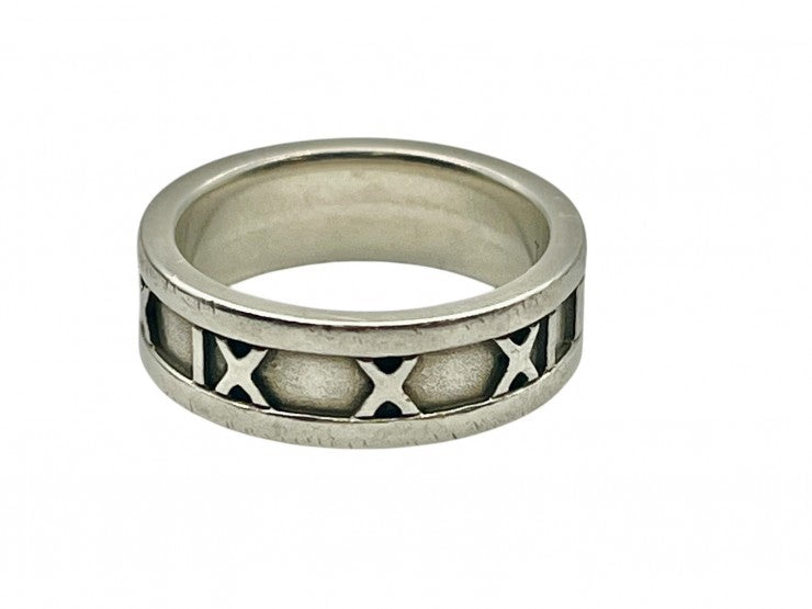 TIFFANY&Co. ティファニー アトラス リング・指輪SV925 シルバー ローマ数字 【中古】 11.5号