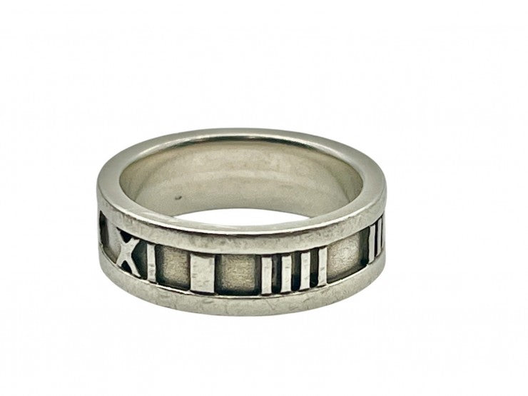 TIFFANY&Co. ティファニー アトラス リング・指輪SV925 シルバー ローマ数字 【中古】 11.5号