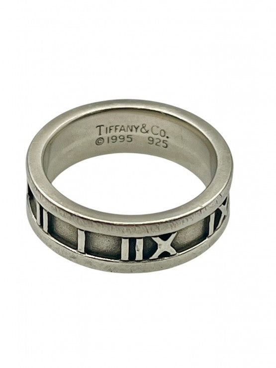 TIFFANY&Co. ティファニー アトラス リング・指輪SV925 シルバー ローマ数字 【中古】 11.5号