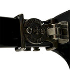 CHROME HEARTS クロムハーツ メガネ 伊達眼鏡 度なし ジョーフォティ ブラックフレーム FOTI H.T.2 55□20-144 ★中古★