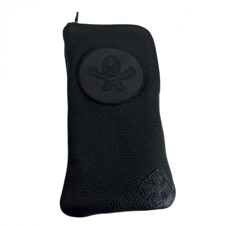 CHROME HEARTS クロムハーツ メガネ 伊達眼鏡 度なし ジョーフォティ ブラックフレーム FOTI H.T.2 55□20-144 ★中古★