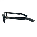 CHROME HEARTS クロムハーツ メガネ 伊達眼鏡 度なし ジョーフォティ ブラックフレーム FOTI H.T.2 55□20-144 ★中古★