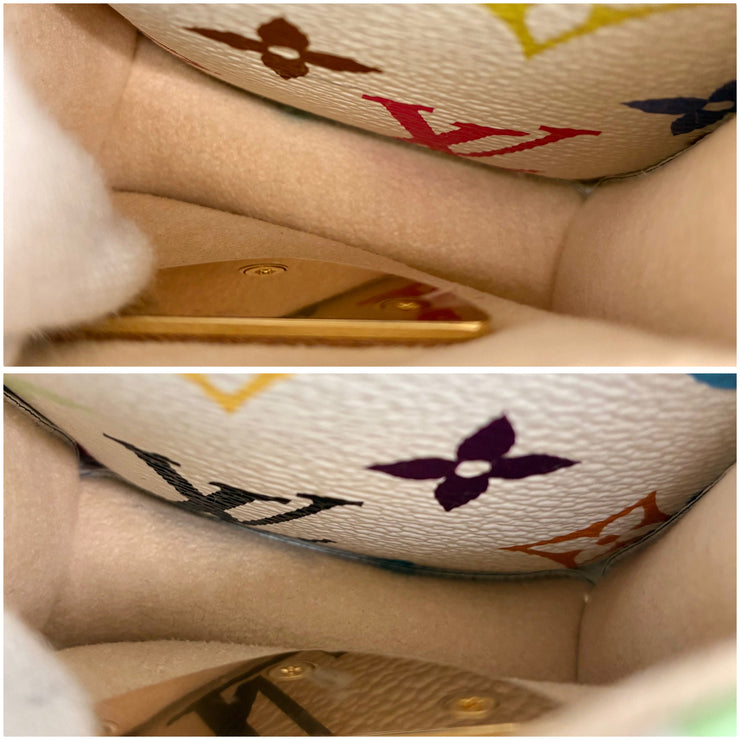 LOUIS VUITTON ルイ・ヴィトン 村上隆 LV × TM ヴェニス リュックサック バックパック モノグラム マルチカラー ホワイト ★美品★ ★袋付、RFID反応有★