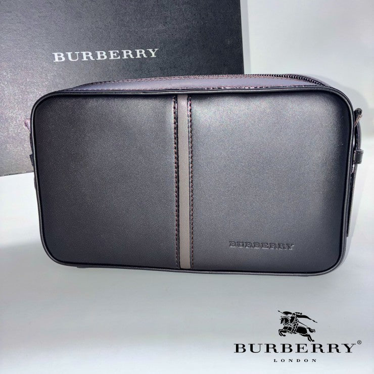 BURBERRY バーバリー レザー ショルダーバッグ ブラック ノバチェック ★箱・袋付★ ★美品★