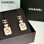 CHANEL シャネル ココマーク No.5 パフュームボトル ピアス 両耳用 A22S 2022年コレクション アクセサリー ★箱付★ ★美品★
