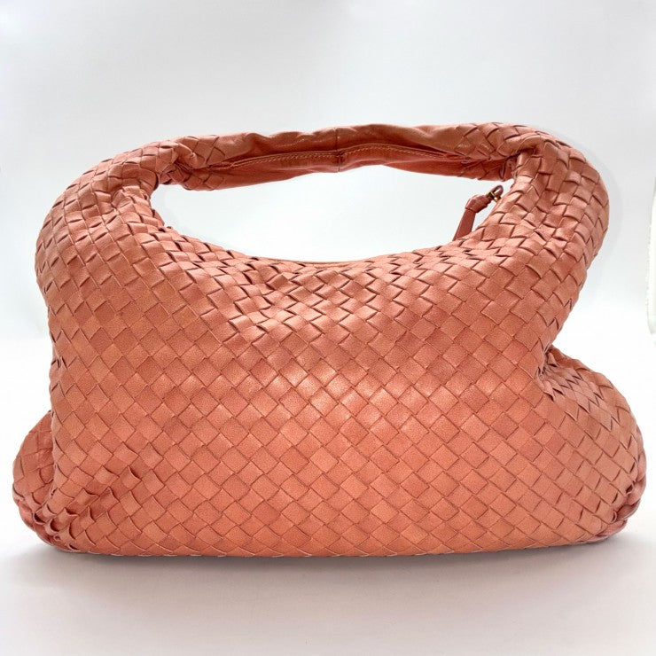 BOTTEGA VENETA ボッテガヴェネタ イントレチャート ホーボー トートバッグ ピンク ★ミラー付★