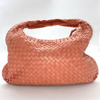 BOTTEGA VENETA ボッテガヴェネタ イントレチャート ホーボー トートバッグ ピンク ★ミラー付★